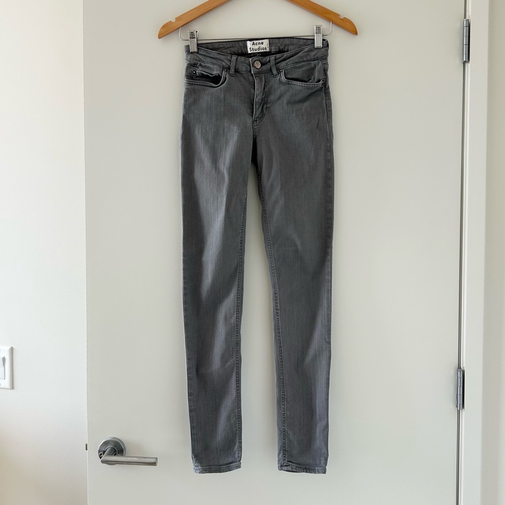 Acne Studio Women's Charcoal Skinny Jeans